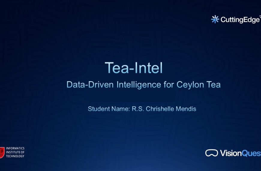 Tea-Intel: Data Driven Insights for Ceylon Tea