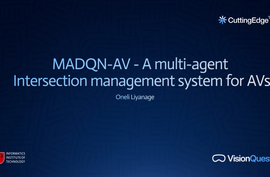 MADQN-AV : A Multi-Agent Deep Reinforcement Learning framework for Emergent Cooperation and Conflict Resolution in Autonomous Vehicle Intersection Navigation
