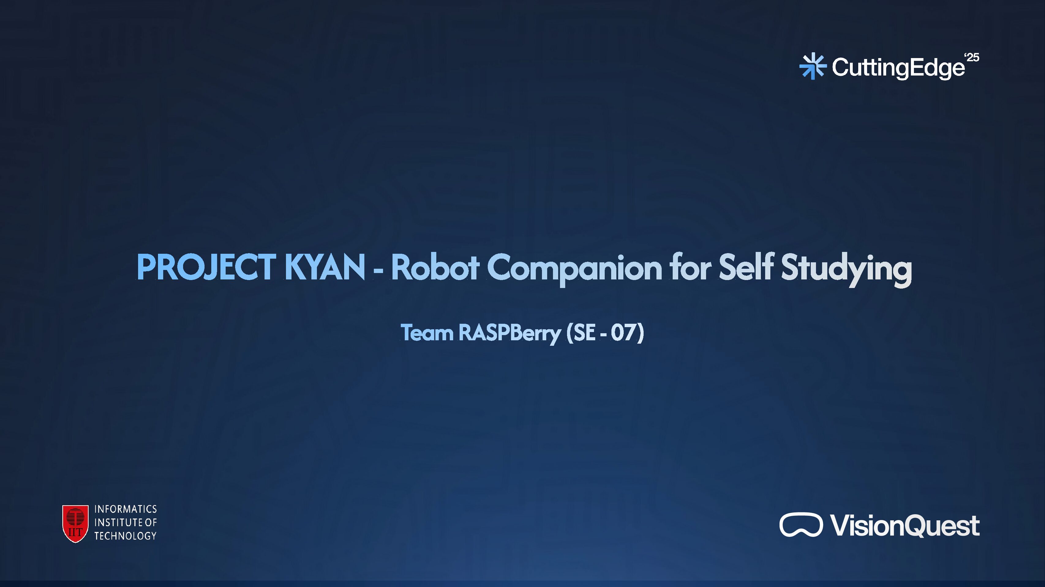 Project KYAN – Robot Companion for Self-Studying